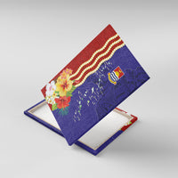 Kiribati Heritage Canvas Wall Art Map of the Islands and Polynesia Pattern