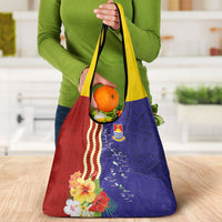 Kiribati Heritage Grocery Bag Map of the Islands and Polynesia Pattern