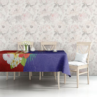 Kiribati Heritage Tablecloth Map of the Islands and Polynesia Pattern