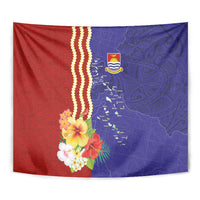 Kiribati Heritage Tapestry Map of the Islands and Polynesia Pattern