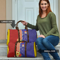 Kiribati Heritage Travel Bag Map of the Islands and Polynesia Pattern