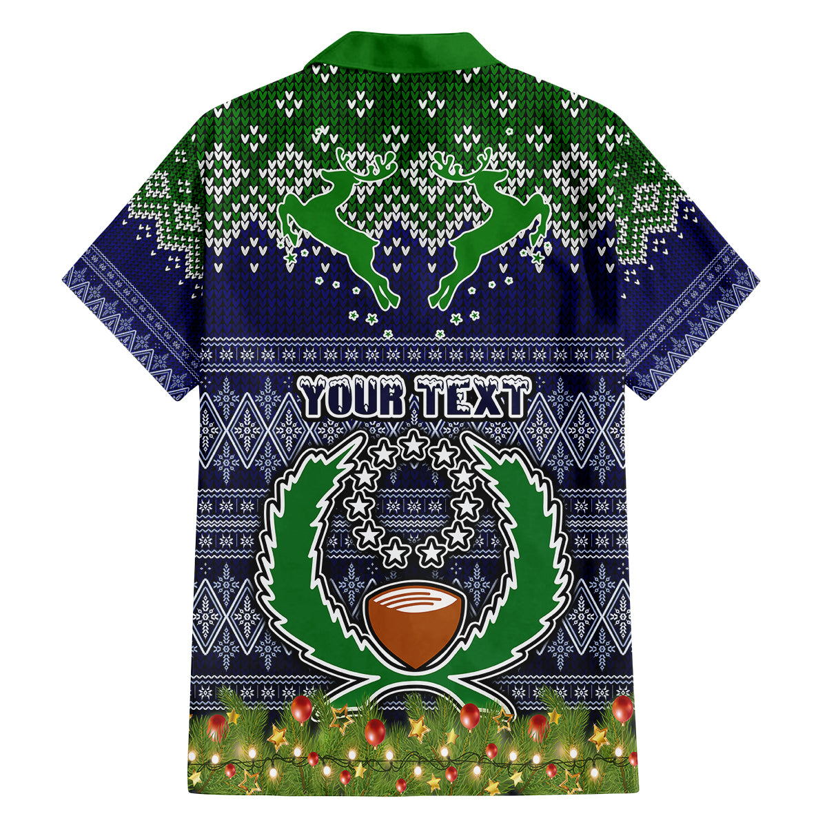 Personalised Pohnpei State Christmas Family Matching Puletasi Dress and Hawaiian Shirt Coat of Arms Beautiful Merry Xmas Snowflake LT03 - Polynesian Pride