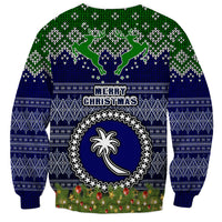 chuuk-state-christmas-sweatshirt-coat-of-arms-beautiful-merry-xmas-snowflake