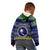Personalised Chuuk State Christmas Kid Hoodie Coat of Arms Beautiful Merry Xmas Snowflake LT03 - Polynesian Pride