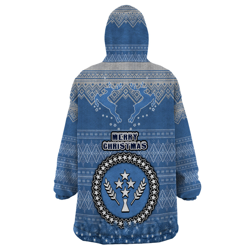 kosrae-christmas-wearable-blanket-hoodie-coat-of-arms-beautiful-merry-xmas-snowflake