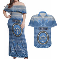 personalised-kosrae-christmas-couples-matching-off-shoulder-maxi-dress-and-hawaiian-shirt-coat-of-arms-beautiful-merry-xmas-snowflake