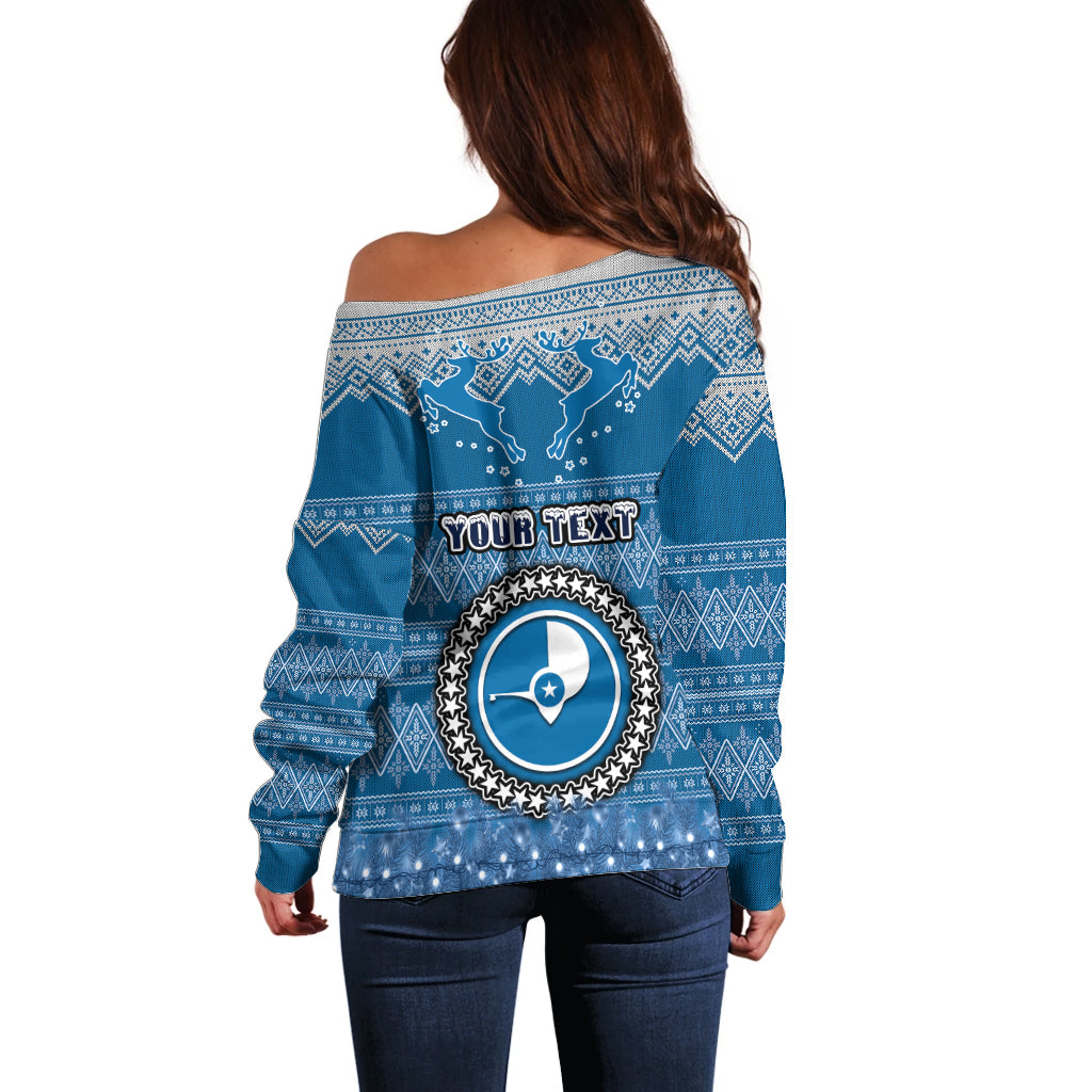 personalised-yap-christmas-off-shoulder-sweater-coat-of-arms-beautiful-merry-xmas-snowflake