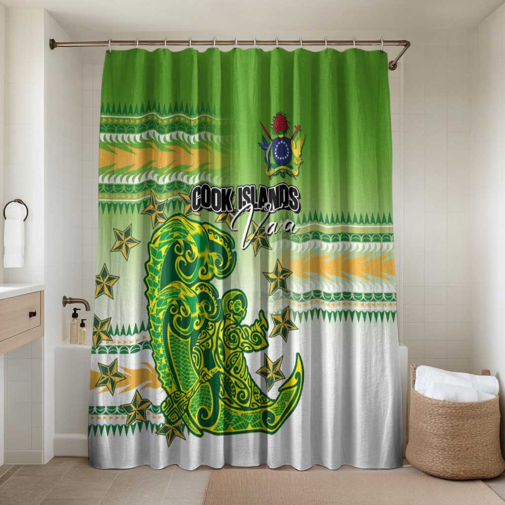 Cook Islands Va'a Race Bathroom Set Te Tatau Tattoos Sporty Style Green-White Color - Polynesian Pride