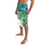 Personalised Cook Islands Va'a Race Lavalava Te Tatau Tattoos Sporty Style Turquoise Color - Polynesian Pride