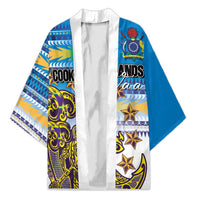 Personalised Cook Islands Va'a Race Kimono Te Tatau Tattoos Sporty Style Glory Blue Color - Polynesian Pride