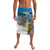 Personalised Cook Islands Va'a Race Lavalava Te Tatau Tattoos Sporty Style Glory Blue Color - Polynesian Pride