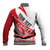 Personalised Tahiti Va'a Race Baseball Jacket Polynesian Tattoos Sporty Style - Polynesian Pride