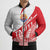 Personalised Tahiti Va'a Race Bomber Puffer Jacket Polynesian Tattoos Sporty Style - Polynesian Pride