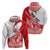 Personalised Tahiti Va'a Race Hoodie Polynesian Tattoos Sporty Style - Polynesian Pride