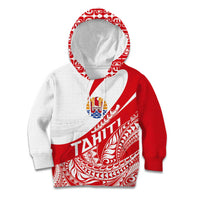 Personalised Tahiti Va'a Race Kid Hoodie Polynesian Tattoos Sporty Style - Polynesian Pride