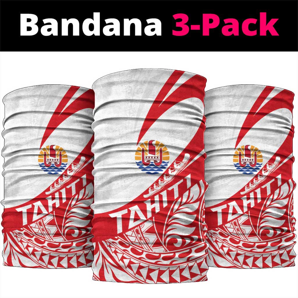 Tahiti Va'a Race Neck Gaiter Polynesian Tattoos Sporty Style - Polynesian Pride