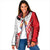 Personalised Tahiti Va'a Race Padded Jacket Polynesian Tattoos Sporty Style - Polynesian Pride