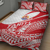 Tahiti Va'a Race Quilt Bed Set Polynesian Tattoos Sporty Style - Polynesian Pride