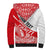Personalised Tahiti Va'a Race Sherpa Hoodie Polynesian Tattoos Sporty Style - Polynesian Pride