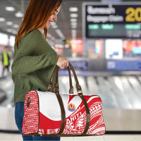 Tahiti Va'a Race Travel Bag Polynesian Tattoos Sporty Style - Polynesian Pride