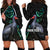 Custom Pukeko New Zealand Hoodie Dress Koru Papua Shell with Silver Fern Pattern LT03 - Polynesian Pride