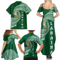 Tonga Lahaina High School Family Matching Summer Maxi Dress and Hawaiian Shirt Traditional Ngatu and Polynesian Pattern LT03 - Polynesian Pride