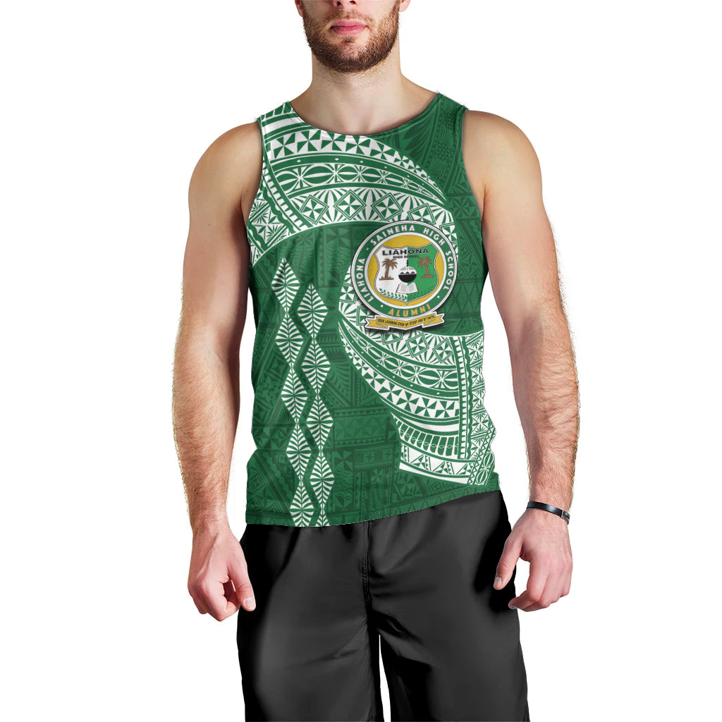 Tonga Lahaina High School Men Tank Top Traditional Ngatu and Polynesian Pattern LT03 - Polynesian Pride