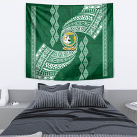 Tonga Lahaina High School Tapestry Traditional Ngatu and Polynesian Pattern LT03 - Polynesian Pride