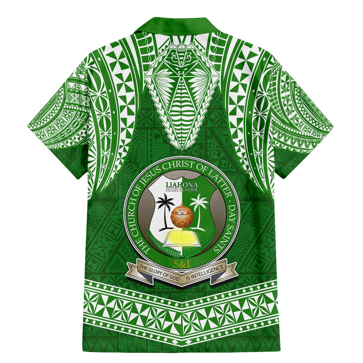 Tonga Liahona High School Family Matching Mermaid Dress and Hawaiian Shirt Traditional Ngatu and Polynesian Pattern LT03 - Polynesian Pride