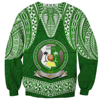 Tonga Liahona High School Sweatshirt Traditional Ngatu and Polynesian Pattern LT03 - Polynesian Pride