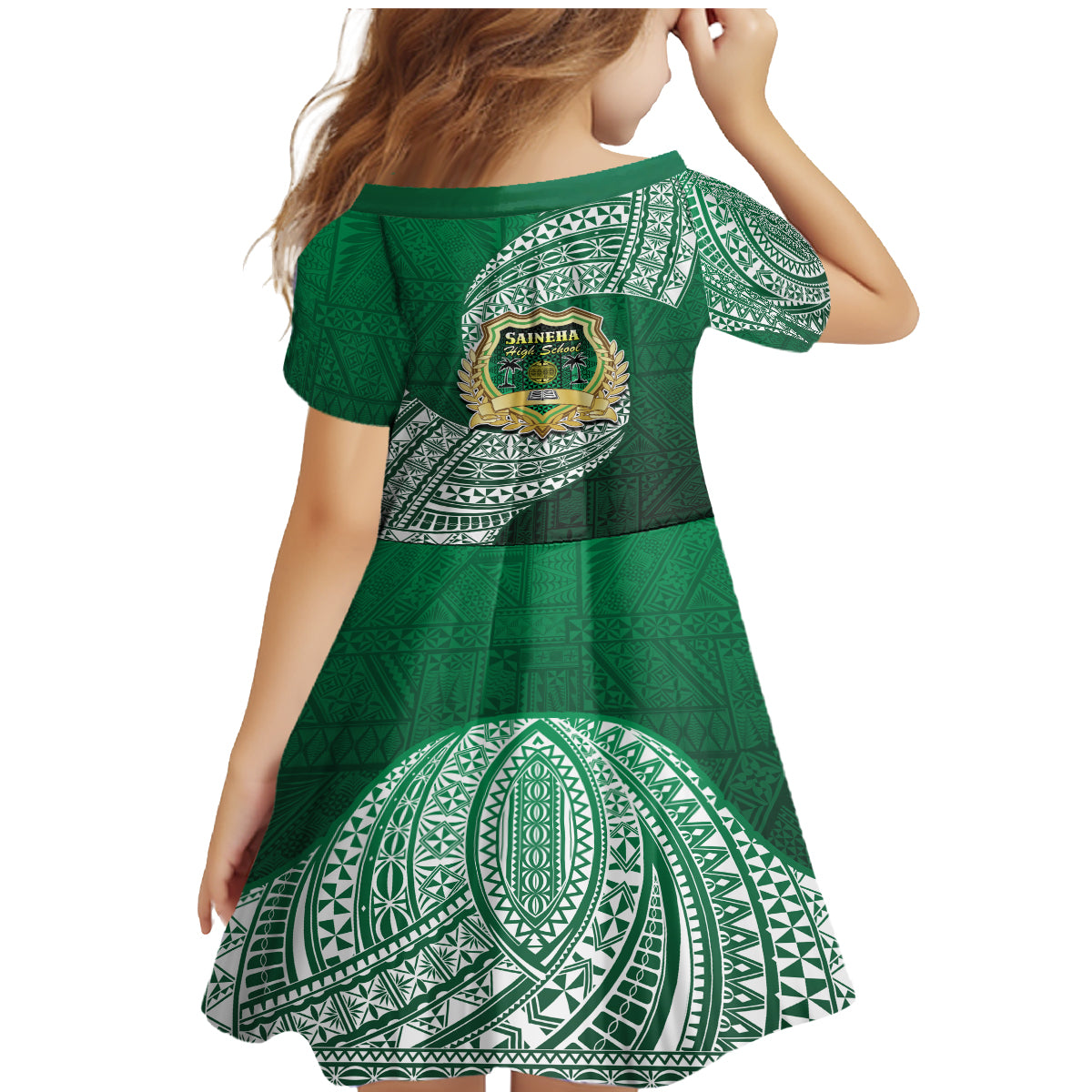 Tonga Saineha High School Family Matching Mermaid Dress and Hawaiian Shirt Traditional Ngatu and Polynesian Pattern LT03 - Polynesian Pride