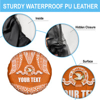 Tonga Tailulu College Spare Tire Cover Traditional Ngatu and Polynesian Pattern LT03 - Polynesian Pride