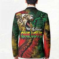 Aotearoa One Love Blazer Reggae Lion with Kakahu Huruhuru