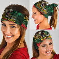 Aotearoa One Love Neck Gaiter Reggae Lion with Kakahu Huruhuru