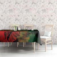 Aotearoa One Love Tablecloth Reggae Lion with Kakahu Huruhuru LT03 - Polynesian Pride