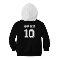 Custom Aotearoa Rugby Kid Hoodie Fern Blacks-Traditional Maori Motifs Design