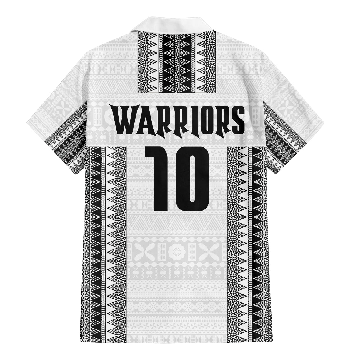 Fiji Rugby Warriors Family Matching Mermaid Dress and Hawaiian Shirt Masi Tribal Pattern Go Champion 2024