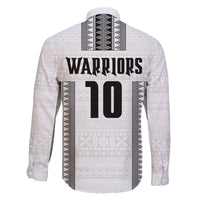 Fiji Rugby Warriors Family Matching Puletasi and Hawaiian Shirt Masi Tribal Pattern Go Champion 2024 LT03 - Polynesian Pride