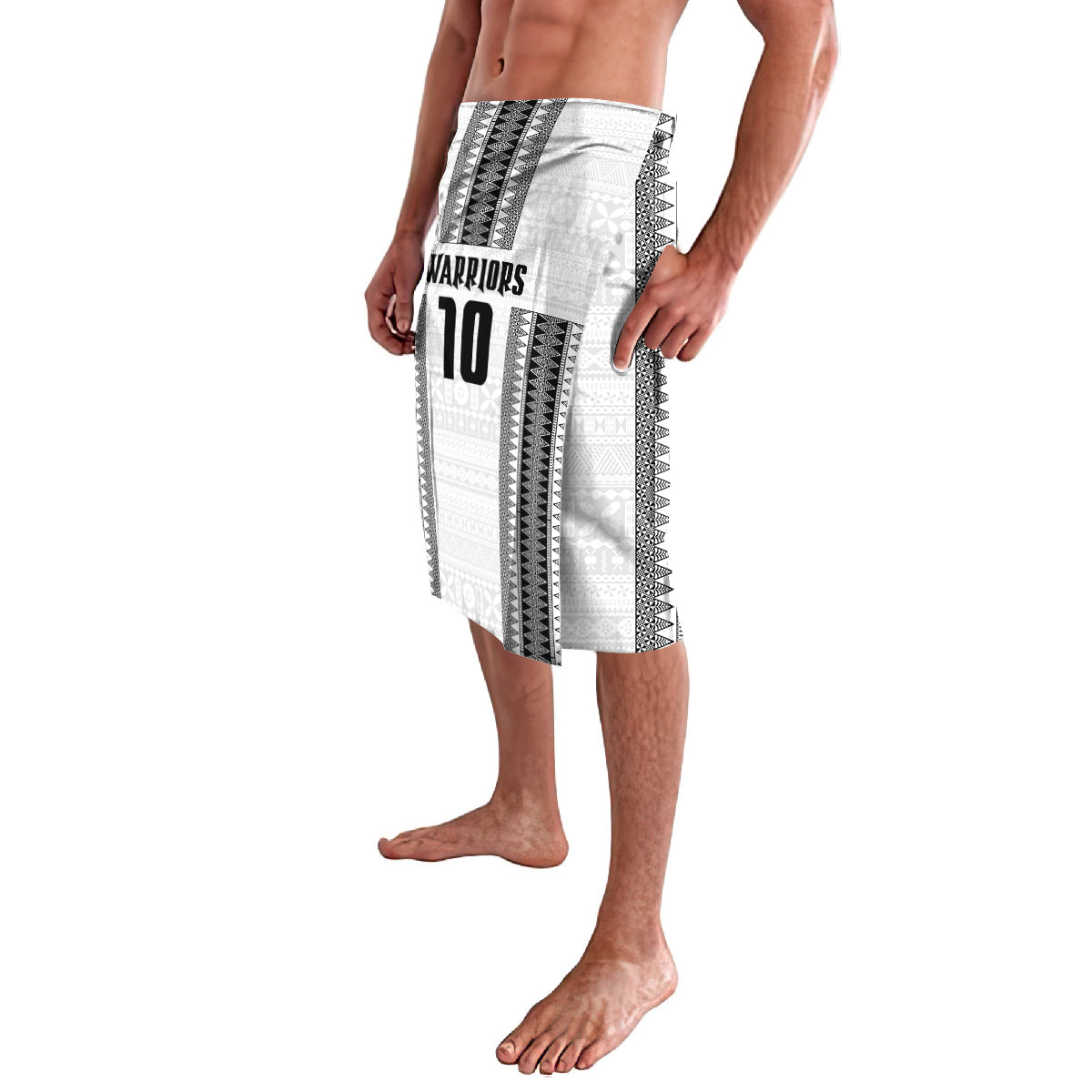 Fiji Rugby Warriors Lavalava Masi Tribal Pattern Go Champion 2024