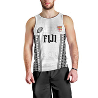 Fiji Rugby Warriors Men Tank Top Masi Tribal Pattern Go Champion 2024 LT03 - Polynesian Pride