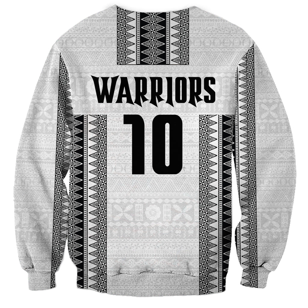 Fiji Rugby Warriors Sweatshirt Masi Tribal Pattern Go Champion 2024 LT03 - Polynesian Pride