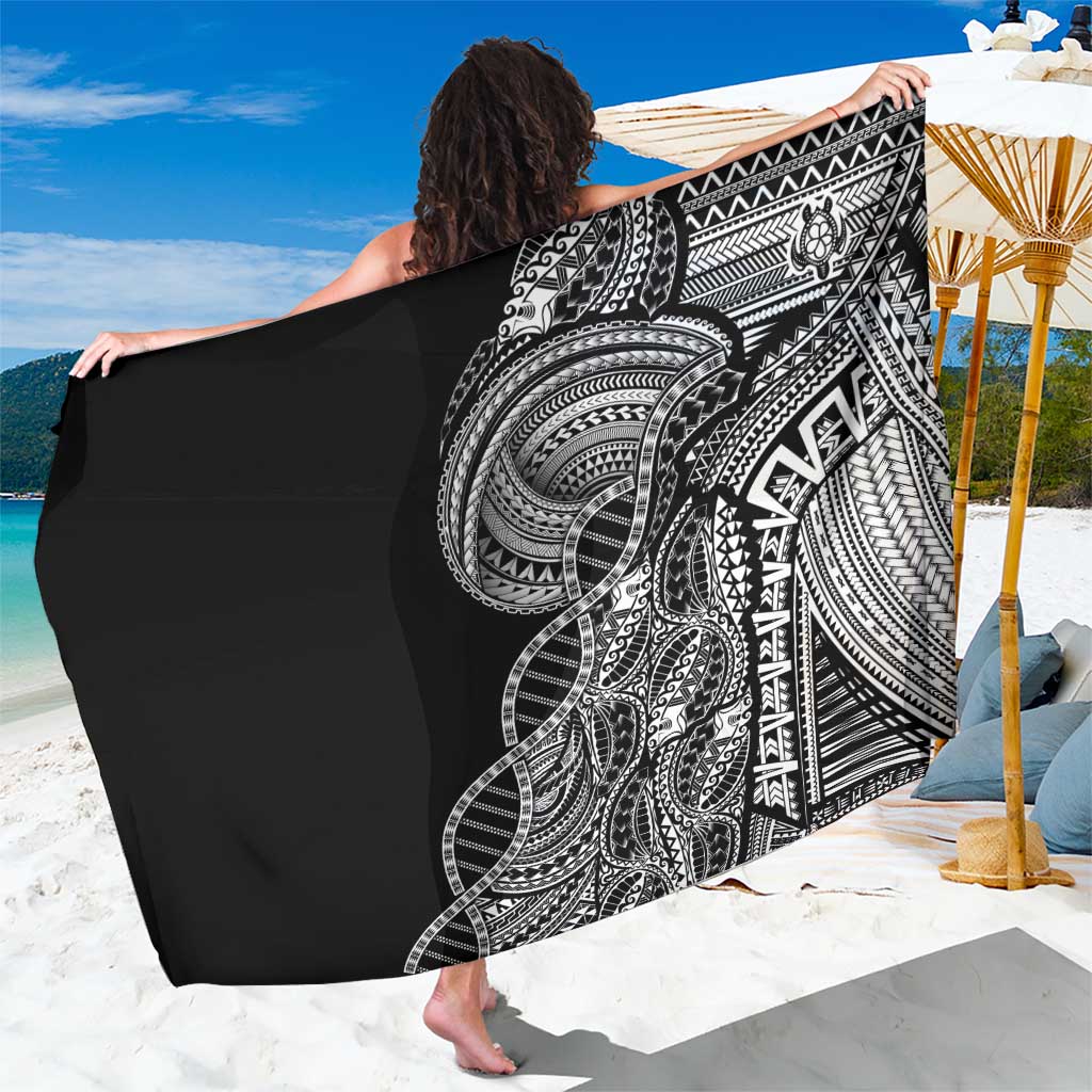 Samoan DNA Art Tattoo Sarong Polynesian Pattern Black Color