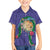 Hawaii Pikake and Maile Lei Hawaiian Shirt Honu Polynesian Pattern Purple Color