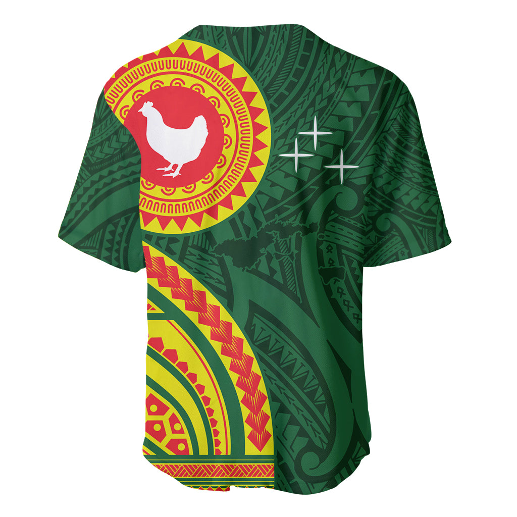 Manu'a Cession Day Baseball Jersey Polynesian Pattern LT03 - Polynesian Pride