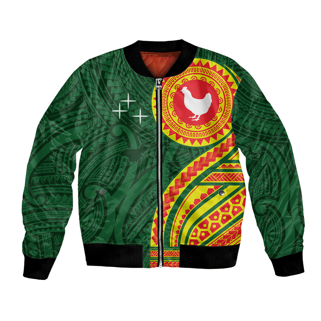 Manu'a Cession Day Bomber Jacket Polynesian Pattern