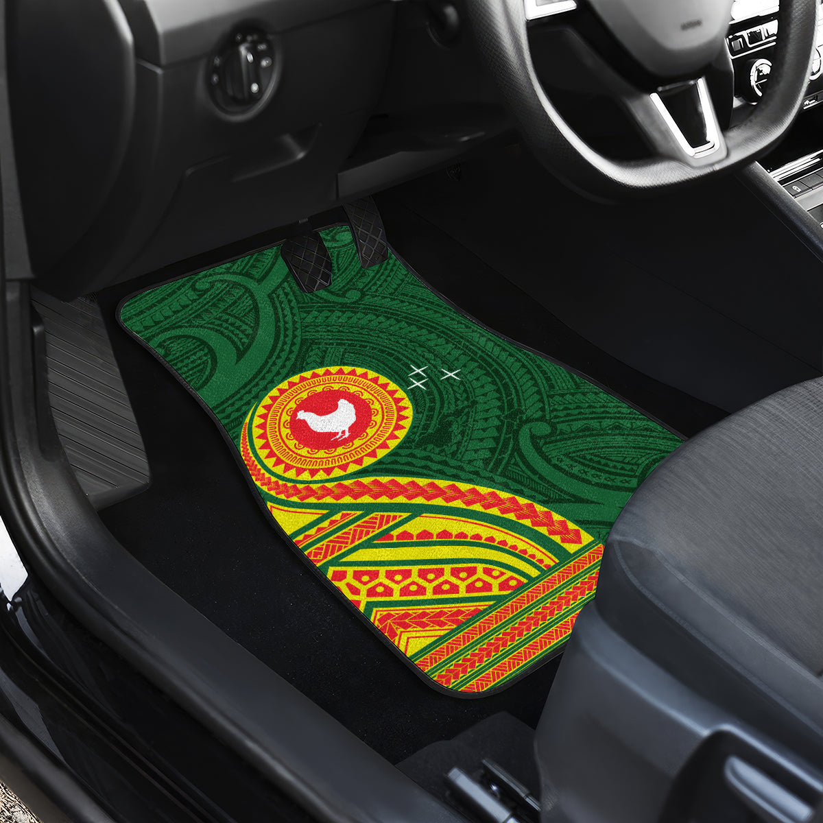 Manu'a Cession Day Car Mats Polynesian Pattern LT03 - Polynesian Pride