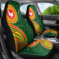 Manu'a Cession Day Car Seat Cover Polynesian Pattern