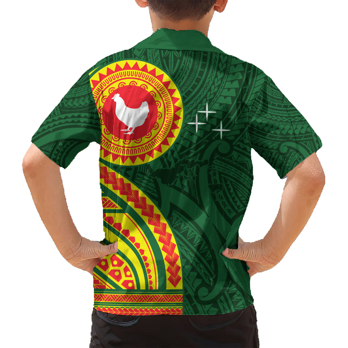 Manu'a Cession Day Kid Hawaiian Shirt Polynesian Pattern LT03 - Polynesian Pride