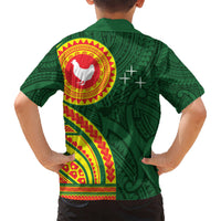 Manu'a Cession Day Kid Hawaiian Shirt Polynesian Pattern LT03 - Polynesian Pride