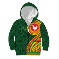 Manu'a Cession Day Kid Hoodie Polynesian Pattern